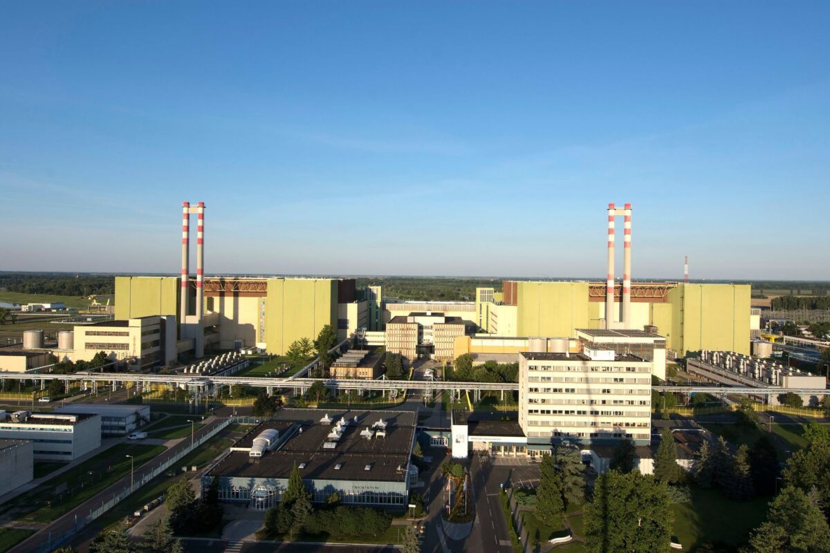 Centrale nucléaire de Paks 1 en Hongrie, opérée par MVM.