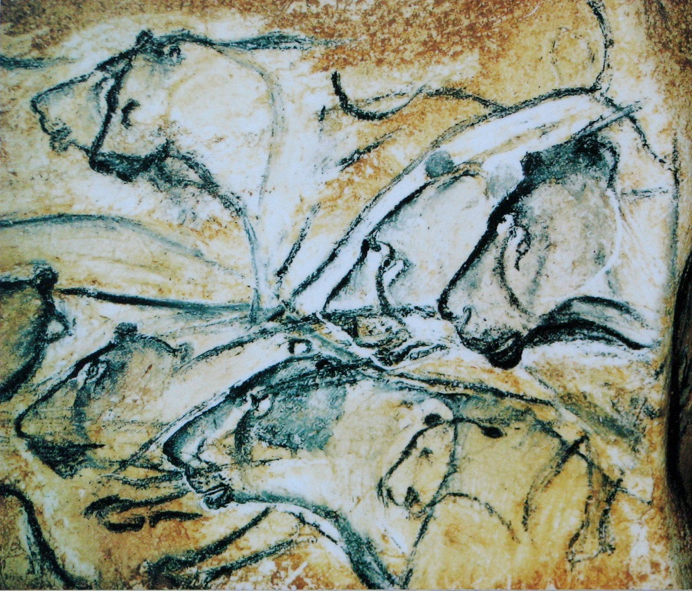 lions_painting_chauvet_cave_museum_replica